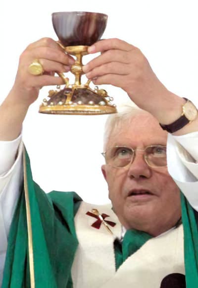 Pope Benedict XVI, with the Holy Chalice (2006)